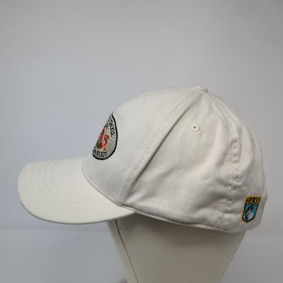 B.A.S.S. Fishing Pro Series Slideback Baseball Cap Beige One Size Embroidered - Picture 3 of 9